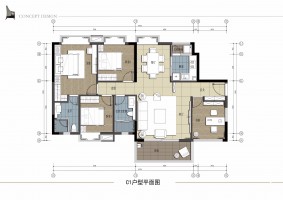 南丰180㎡原木风小户型