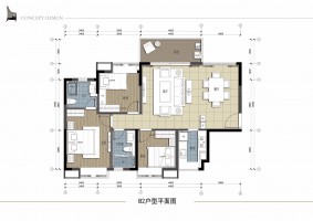 大余160㎡奶油风复式