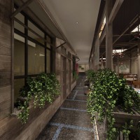 85㎡中古风loft