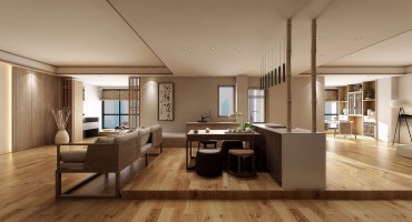 德兴150㎡极简三室一厅