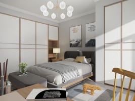 110㎡中古风两室一厅