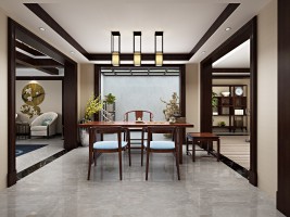 130㎡原木风四室一厅