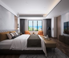 修水八里湖小区150㎡中古风别墅