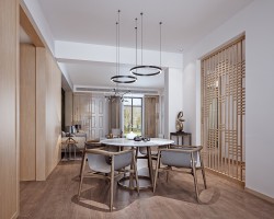 130㎡极简三室两厅