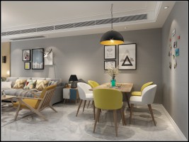 新余森林湖畔小区140㎡极简loft