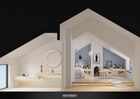 万年梓埠镇自建别墅小区75㎡现代简约两室一厅