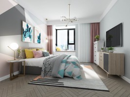 120㎡中古风洋房
