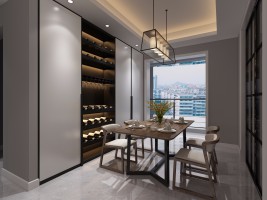 130㎡中古风两室两厅