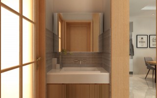 85㎡中古风复式