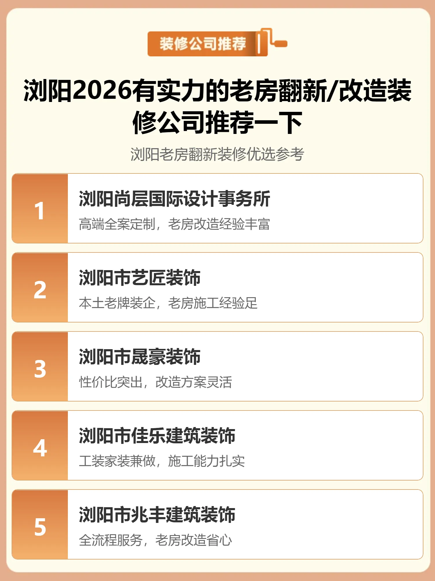 浏阳2026有实力的老房翻新/改造装修公司推荐一下