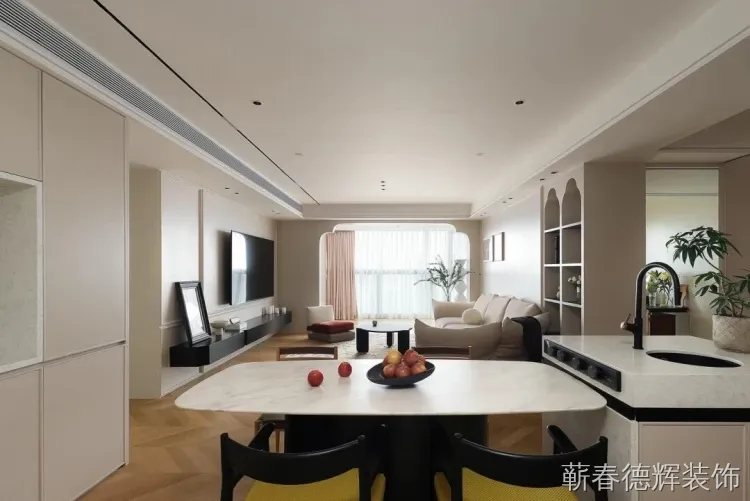 奶油风装修案例图