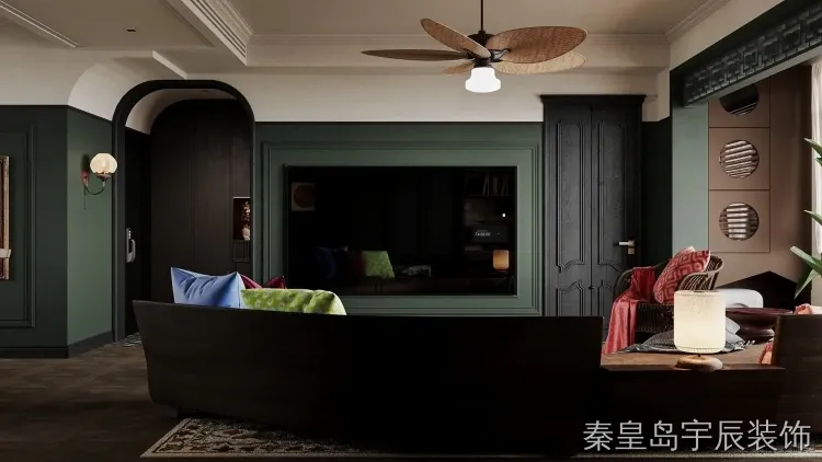 复古风装修案例图
