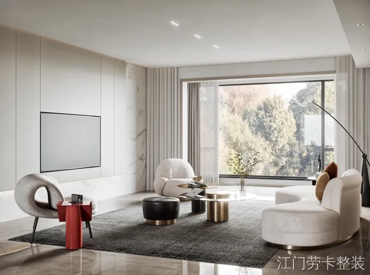 现代简约客厅装修案例图