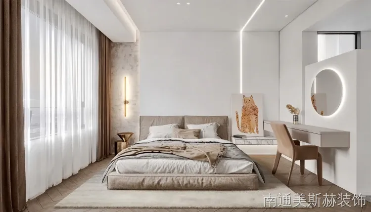 奶油风装修案例图