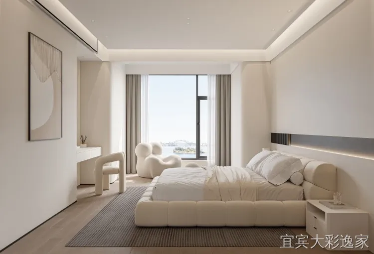 奶油风装修案例图