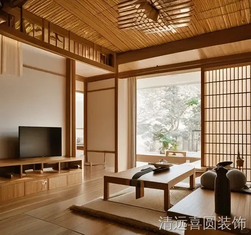 原木风装修案例图