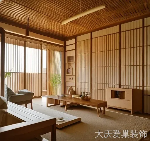 原木风装修案例图