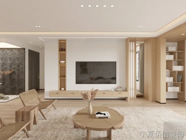 原木风衣柜案例装修案例图