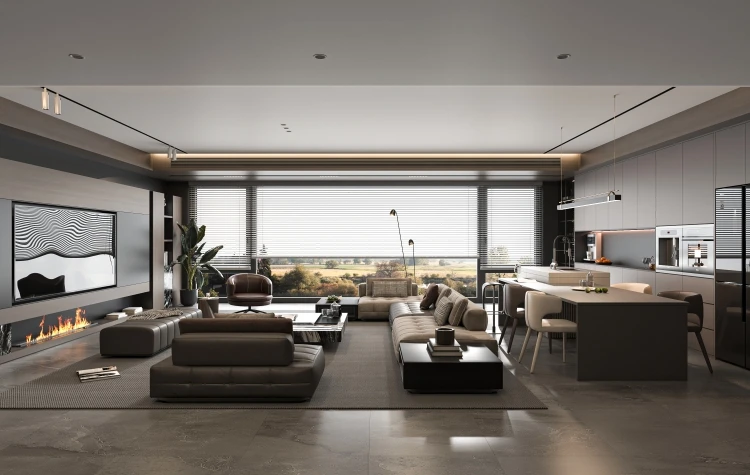 客厅装修案例图