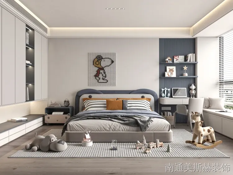 儿童房装修案例图