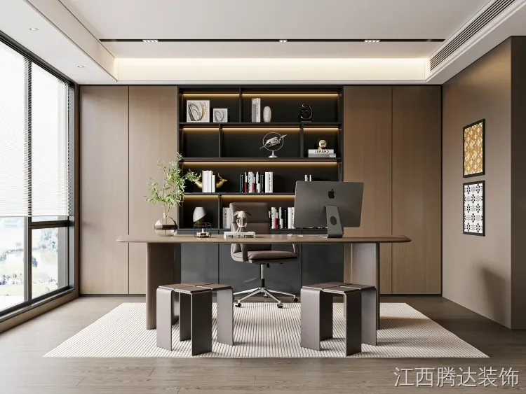 书房装修案例图