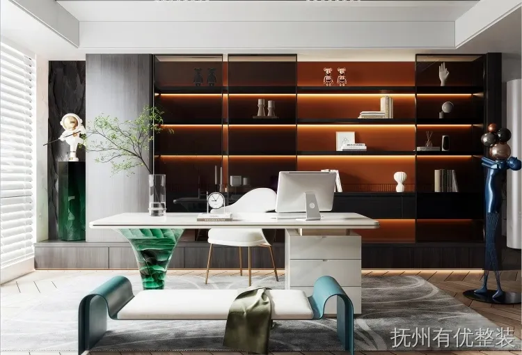 书房装修案例图