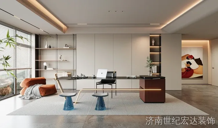 书房装修案例图