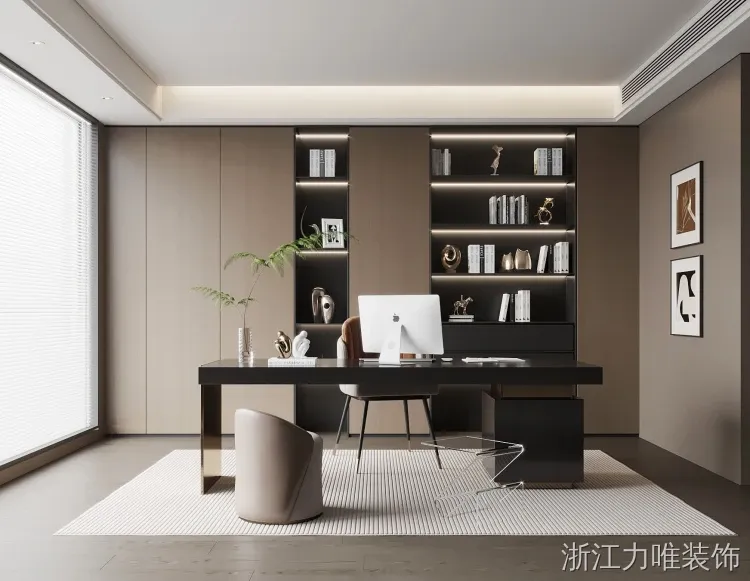 书房装修案例图