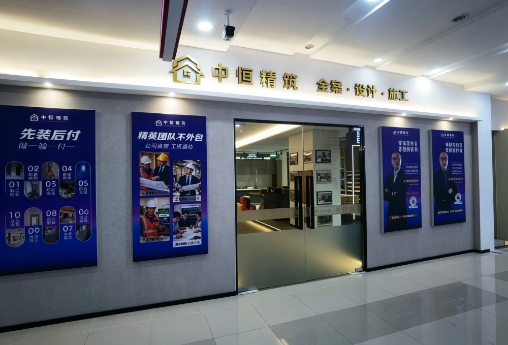 绵阳中恒精筑装饰公司和材料展厅