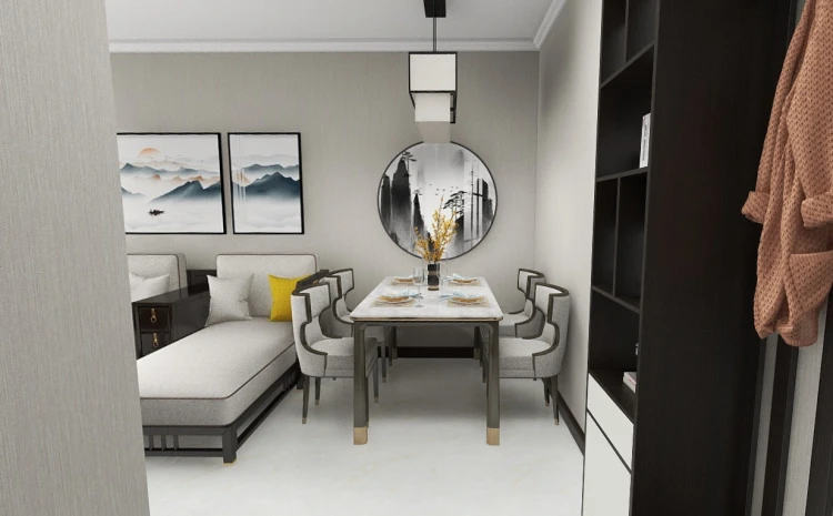 天津信华里老房改造案例：60㎡老房变身现代简约三居室