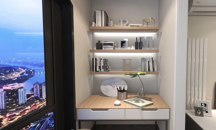 林苑北里55㎡两居老房翻新 极简实用风设计复盘