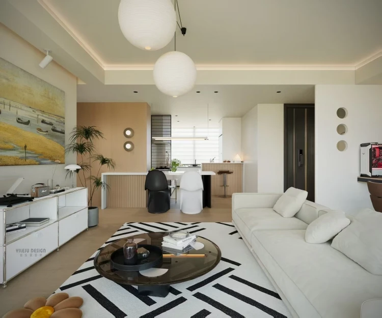 宜昌玖玺台125㎡三室两卫户型设计 优化公卫采光方案