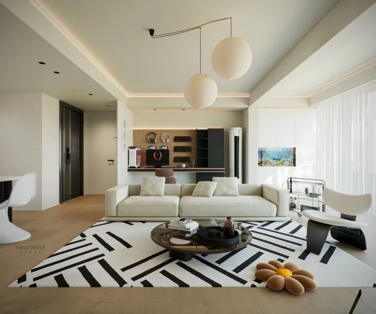 宜昌世纪山水165㎡洋房轻奢风装修案例复盘