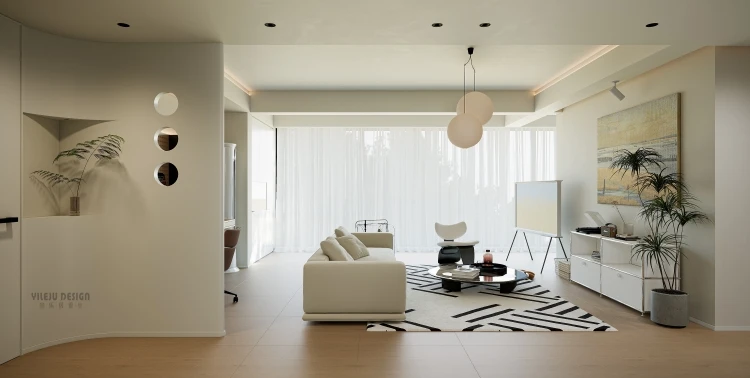 宜昌揽月府165㎡四室三卫户型，轻奢风装修案例解析