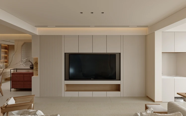 兴悦府125㎡公卫正对餐厅动线优化方案