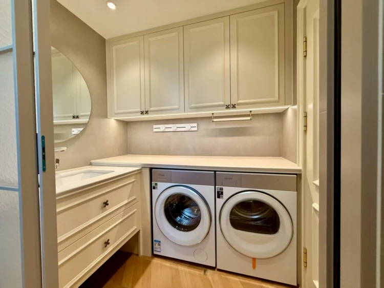 石湾天山巴扎里128㎡改善三居客卫优化设计案例