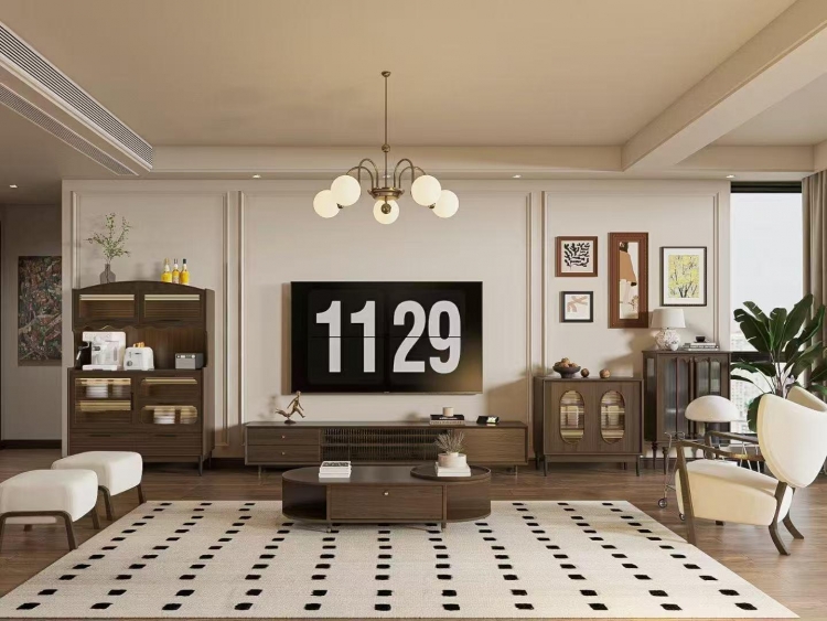 奶油风装修案例图