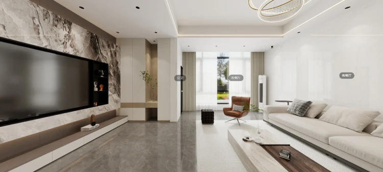 现代简约装修案例图