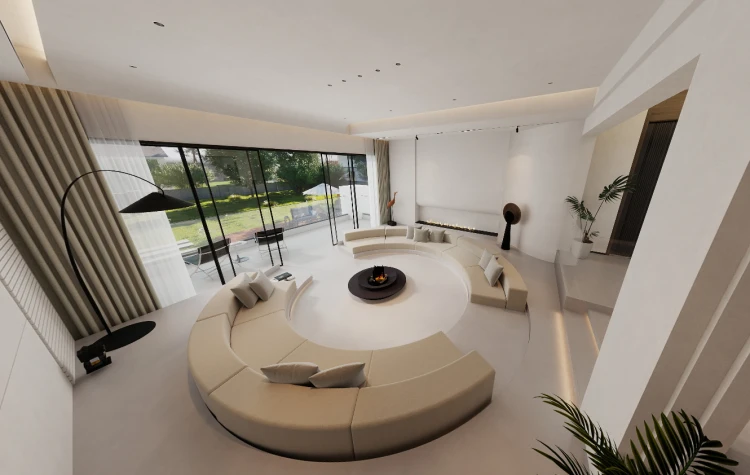 华润润溪山叠拼别墅 动静分区户型设计要点