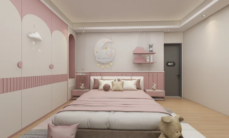 华润润溪山叠拼别墅装修 首层3.3米层高利用技巧