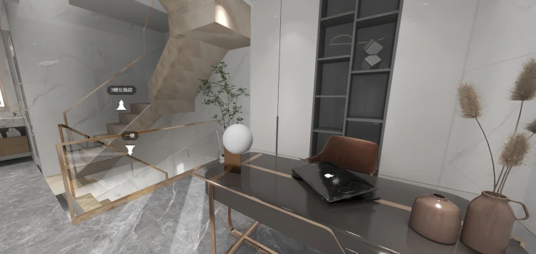 东莞柏丽花园小区三室两厅灯光收纳设计技巧