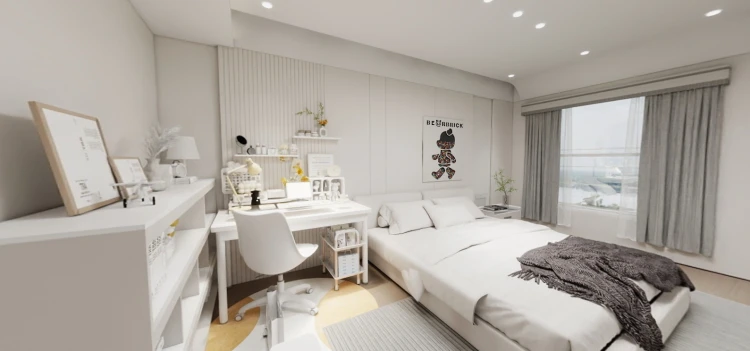 保利中惠中央公馆入户玄关改造设计方案