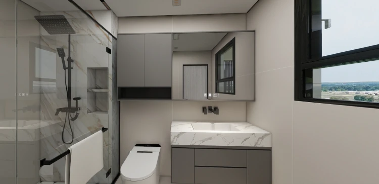 东莞保利中惠中央公馆142㎡大平层户型设计案例