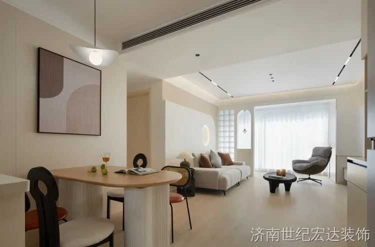 奶油风装修案例图