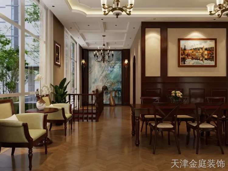 美式装修案例图