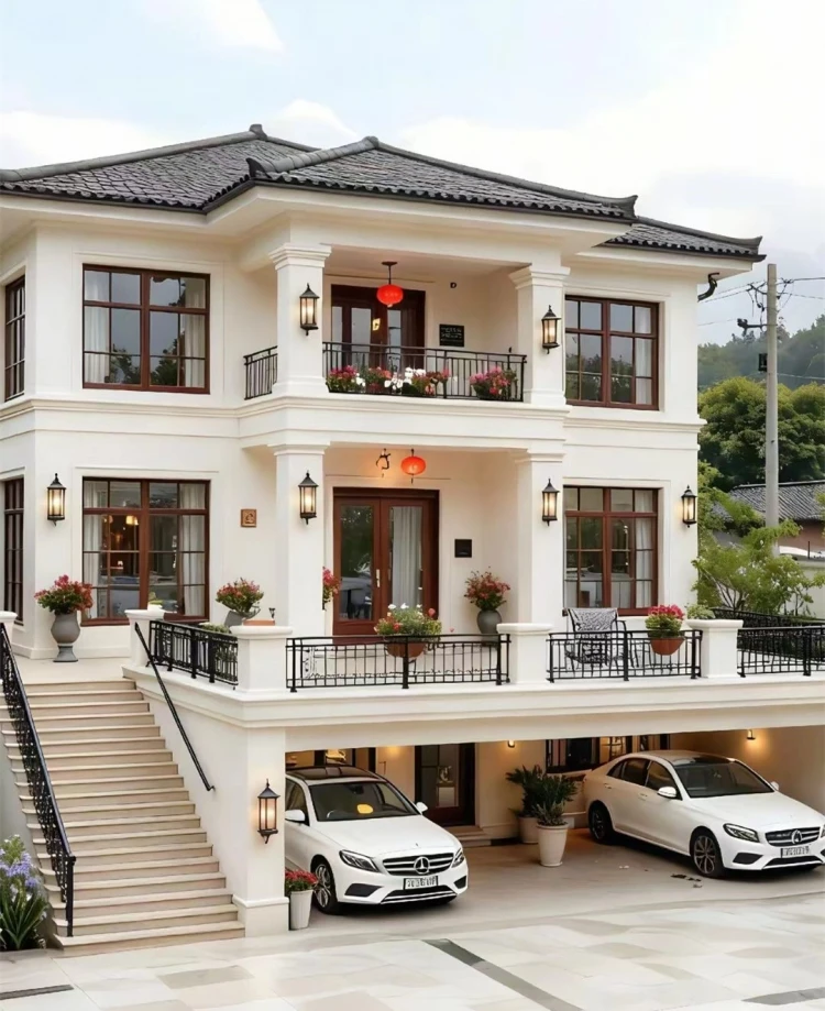 湖北临街乡村别墅户型布局优化设计案例
