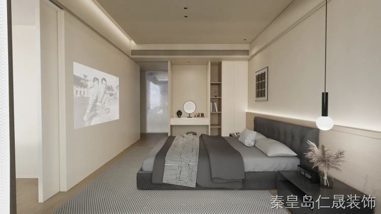 奶油风装修案例图