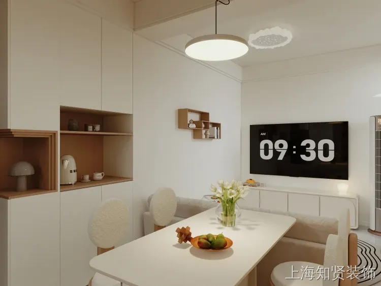 奶油风装修案例图