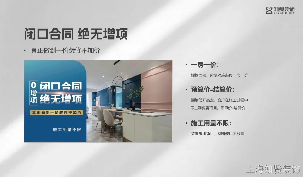 知贤装饰闭口合同不增项 知贤装饰闭口合同不增项