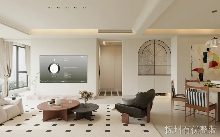 奶油风装修案例图